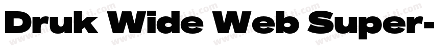 Druk Wide Web Super字体转换